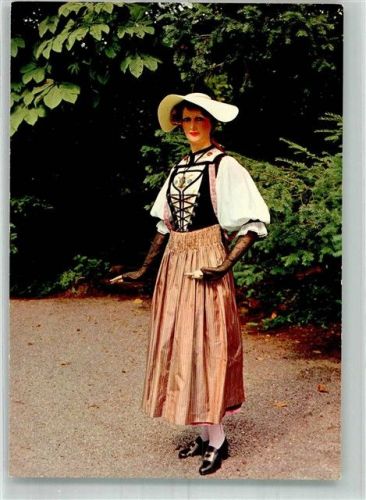 4500 Solothurn Soleure Foto AK Tracht