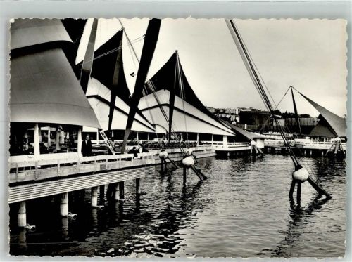1000 Lausanne Losanna Foto AK Ausstellung 1964 Secteur du Port