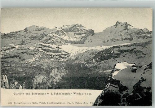 8750 Glarus Winter Clariden und Scheerhorn