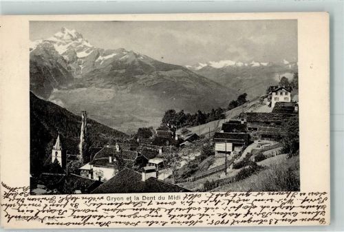 1882 Gryon 1905 Gebrauchsspuren Dent du Midi