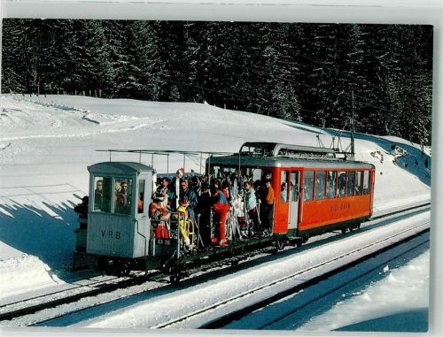 6410 Rigi Kulm 1988 Winter Eisenbahn Ski- und Schlittelzug