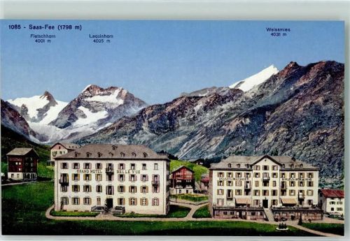 3906 Saas-Fee - Fletschhorn Laquinhorn Weissmies