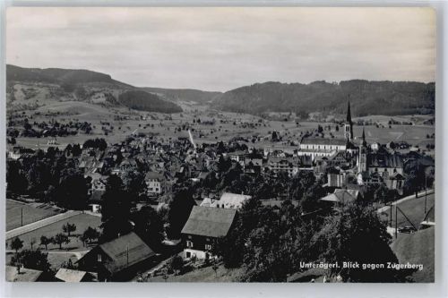 6314 Unterägeri - Blick gegen Zugerberg
