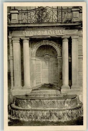 3000 Bern Berne - Fassade des alten hist. Museums mit Brunnen