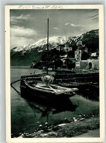 6612 Ascona 1934 Foto AK Hafen