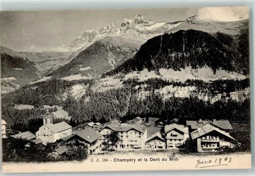 1874 Champéry 1903 - Dent du Midi