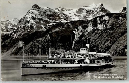 6440 Vierwaldstättersee - Ausflugsdampfer Schiller Glitschen Urirotstock
