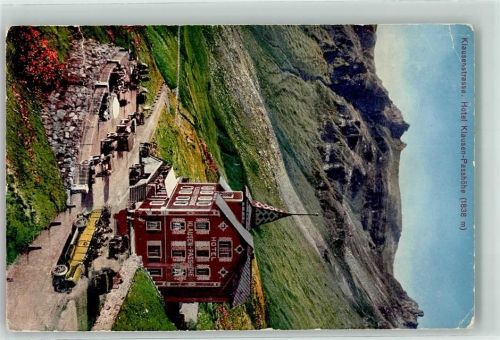 Klausenstrasse - Hotel Postauto offen