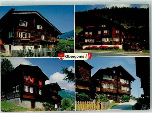 3999 Oberwald - Obergoms Heidehüs in Münster Altes Haus in Niederwald Obergommerhaus in Biel Gommerhaus in Reckingen