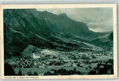 Pragelpasshöhe 1926 - Muotatal gegen den Pragelpass