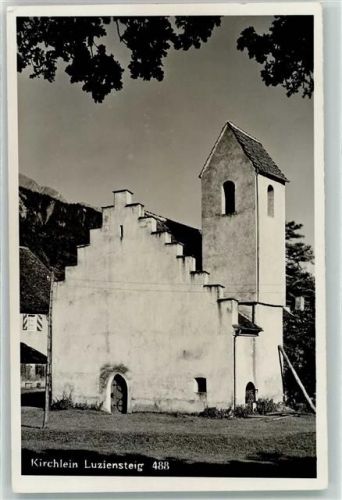 7304 Maienfeld - Kirchlein Luziensteig