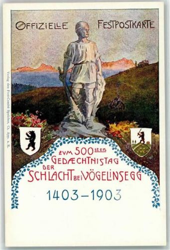 Vögelinsegg 1403 - Gedächnistag der Schlacht Wappen