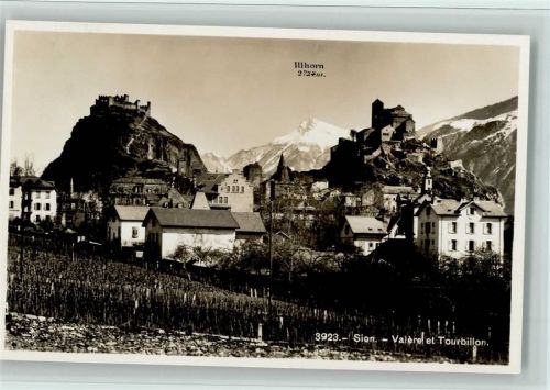 1950 Sion Sitten - Valère et Tourbillon Illhorn Reben