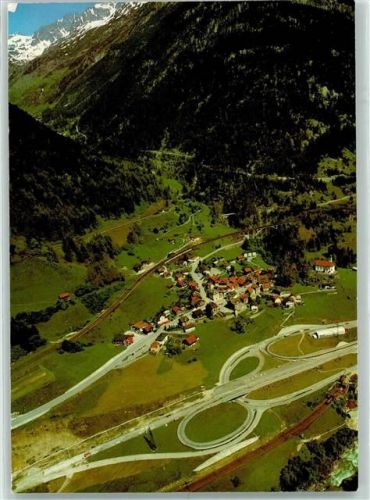 6484 Wassen UR 1981 - am Gotthard Fliugaufnahme