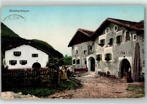 7503 Samedan Samaden 1909 - Bündnerhäuser Ort lt. Verlag