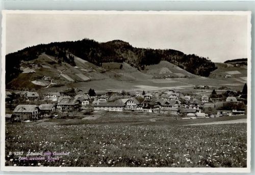 3532 Zäziwil - Zäziwil mit Gasthof Zum weissen Rössli