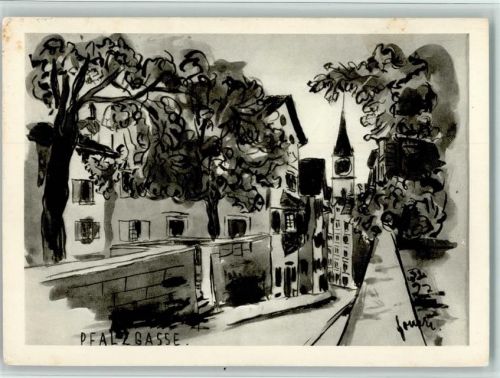 8000 Zürich - Pfalzgasse sign