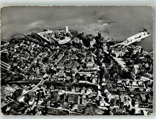 9320 Arbon Foto AK Fliegeraufnahme
