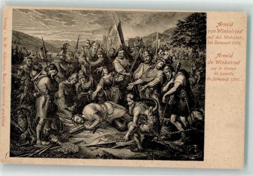 6204 Sempach - Winkelrieds Tod Schlacht