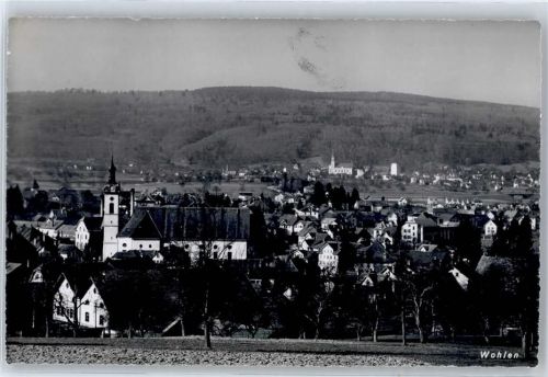 5610 Wohlen AG - Kirche, Ortsansicht