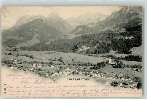 1660 Château-d´Oex 1901 Gebrauchsspuren