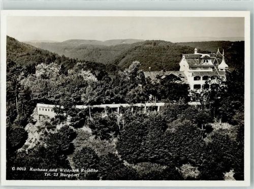 3400 Burgdorf Berthoud Gebrauchsspuren Kurhaus und Wildpark Rothöhe