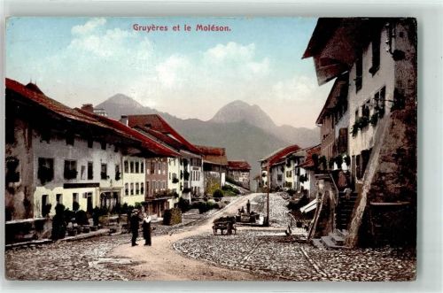1663 Gruyères 1908 - et le Moleson
