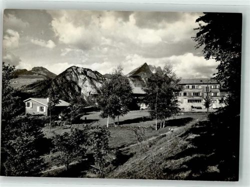 8757 Filzbach Foto AK Ferienheim vom Blauen Kreuz