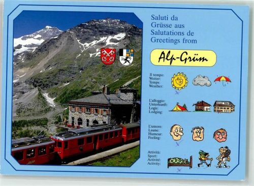 7710 Alp Grüm - Bergbahn Gasthaus