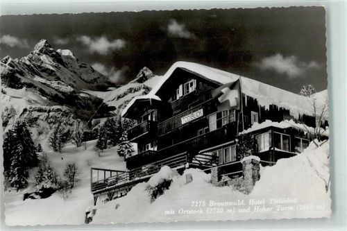 8784 Braunwald - Hotel Tödiblick Ortstock Hoher Turm