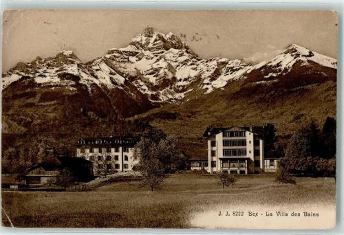 1880 Bex Gebrauchsspuren Villa des Bains