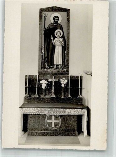 6405 Immensee Foto AK Kirche St. Josefsaltar