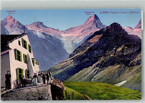 Faulhorn Foto AK Hotel Faulhorn