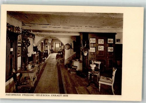 7505 Celerina/Schlarigna Foto AK Geschäft Patisserie Frizzoni