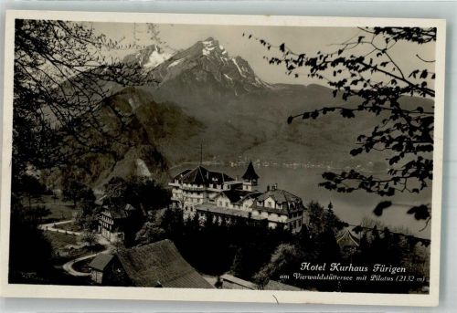 6363 Fürigen Foto AK Hotel Kurhaus