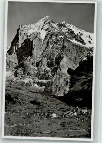 Grindelwald Foto AK Wetterhorn