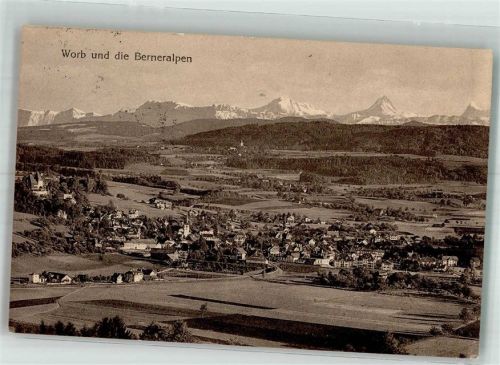 3076 Worb 1924 Foto AK Berneralpen