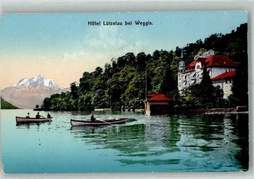 6353 Weggis Foto AK Hotel Lützelau