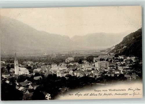 7310 Bad Ragaz - Ragaz vom Weidlischstein