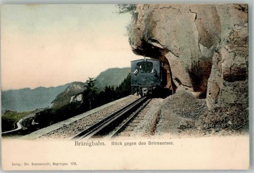 3855 Brienz BE Foto AK Bergbahn Brünigbahn