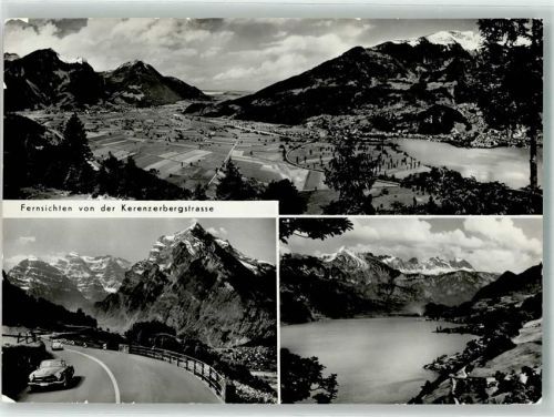 Kerenzerberg - Hochstrasse Linthebene Weesen Glärnisch Feldpost Stab. Mot. Trs. 16