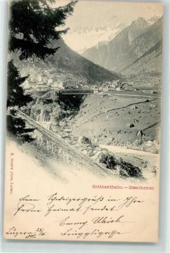 6487 Göschenen 1898 Gebrauchsspuren Gotthardbahn