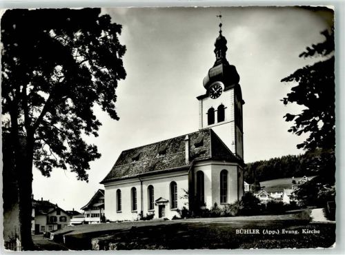 9055 Bühler Foto AK Ev. Kirche Foto Gross