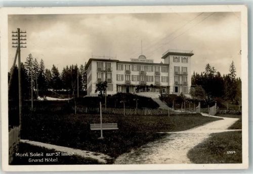 2610 St-Imier Saint-Imier Gebrauchsspuren Mont Soleil Grand Hotel