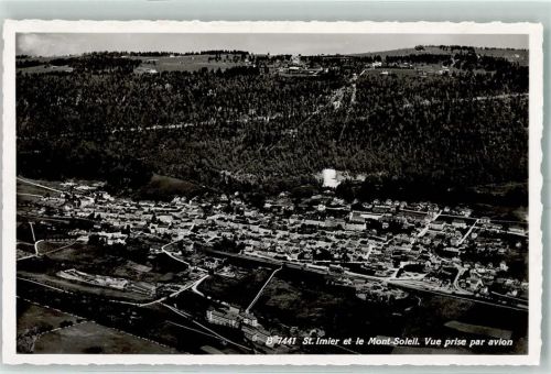 2610 St-Imier Saint-Imier - et le Mont-Soleil Vue prise par avion