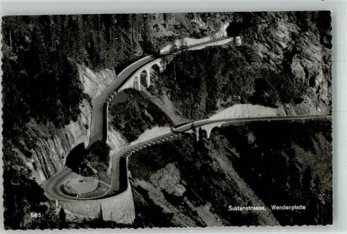 Sustenstrasse Foto AK Sustenstrasse Wendenplatte