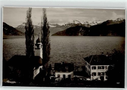 6353 Weggis - Kirche Vierwaldstättersee