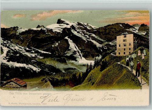 Titlis BE 1904 - Titlis vom Stanserhorn aus gesehen