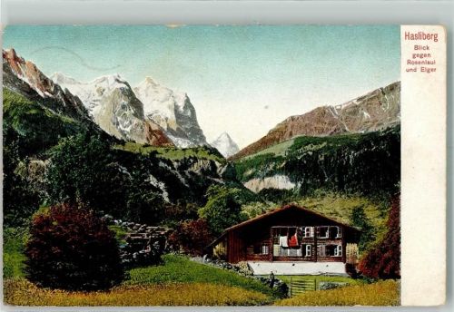6083 Hasliberg Hohfluh 1919 - Rosenlaui Eiger