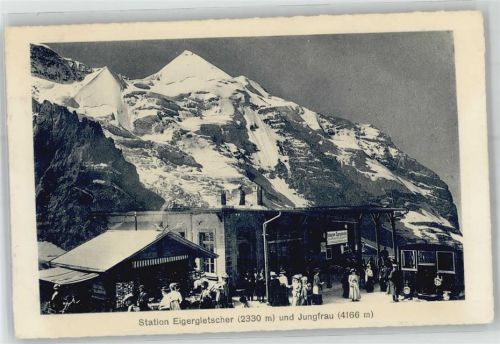 3823 Eigergletscher - Station , Bergbahn